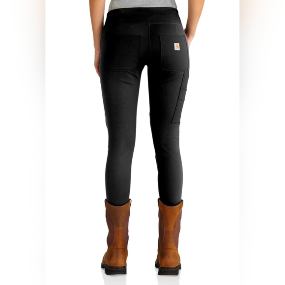 ⭐LAST CHANCE ⭐ Carhartt Force Fitted Utility Midweight Pocket Legging Grey S - Picture 2 of 12